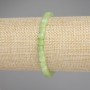 Chrysolite Olivine Faceted Cube Bracelet, diameter 5x5mm+-, length 18cm +- stretch