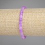 Lavender Amethyst Faceted Cube Bracelet, diameter 5x5mm+-, length 18cm +- stretch