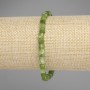 Jadeite Faceted Cube Bracelet, diameter 4.5x4.5mm+/-, length 18cm +/- stretch