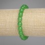 Chrysoprase Smooth Round Bead Bracelet, diameter 8mm+/-, length 18cm stretch
