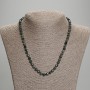 Ocean Jasper Necklace, Faceted Cube, Diameter 5x5mm+-, Length 45mm+- with Clasp