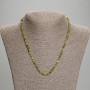 Grossular Necklace, faceted cube, diameter 4x4mm+/-, length 45mm+/- with clasp