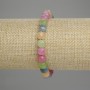 Tourmaline Bracelet, Faceted Cube 7x7mm+-, Length 18cm +