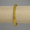 Yellow Quartz Bracelet Faceted Ball 6mm+/-, Length 18cm +