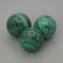 Souvenir Sphere Natural Stone Malachite, Diameter 24mm+