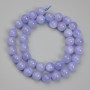 Aquamarine Beads Smooth Round 10mm, 38cm+ length on thread