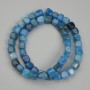 Apatite Cubic Beads, 7mm± Diameter, 39cm± Length on Thread