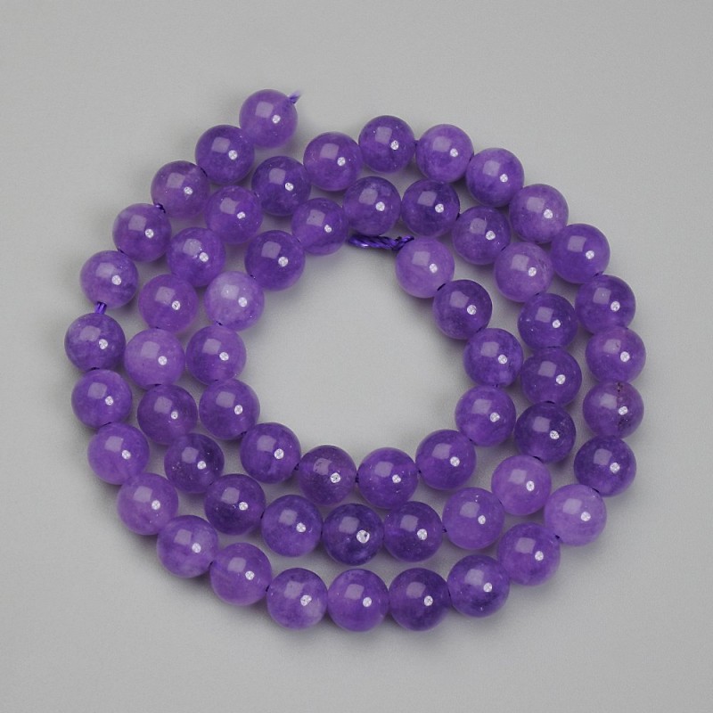 Amethyst Round Beads, Diameter 6.5mm+-, Length 38cm+