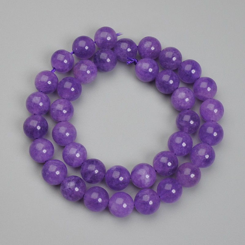 Amethyst Round Beads, Diameter 10mm+-, Length 37cm+