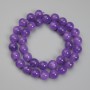 Amethyst Round Beads, Diameter 10mm+-, Length 37cm+