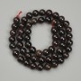 Garnet Beads, Round, Diameter 7mm+/-, Length 38cm+