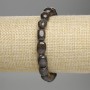 Bronzite Bracelet, tumbled, diameter 8-12x7-10mm+-, length 18cm +- stretch
