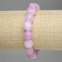 Kunzite Bracelet, tumbled, diameter 11-12x9-10mm+-, length 18cm +- stretch