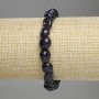 Aventurine Bracelet Cairo Night, tumbled beads, diameter 9-12x8-10mm+-, length 18cm +- stretch
