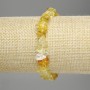 Citrine Chip Bracelet, diameter 6-13x2-5mm+-, length 18cm +- stretch