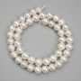 Freshwater Pearl Beads, diameter 8-8.5x8.5-9mm +/- on thread, length 39cm+