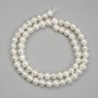 Freshwater Pearl Beads, diameter 7.5-8x8mm +/- on thread, length 36cm+