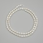Freshwater Pearl Beads, diameter 4.5-5x3-3.5mm +/- on thread, length 36cm+