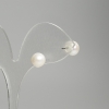 Freshwater Pearl Stud Earrings, 8mm diameter+