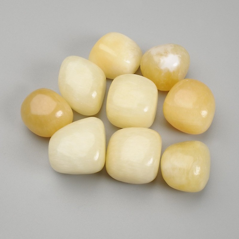 Natural Yellow Onyx Stone, Tumbled Nuggets, No Hole, 15-21x16-18mm+- (per 100g+-)
