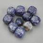 Natural Sodalite Stone, Tumbled Nuggets, No Hole, 17-20x17-18mm+- (per 100g+-)