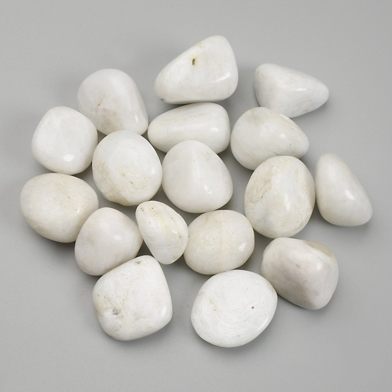 Natural Adularia Stone, Tumbled Nuggets, No Hole, 18-21x16-18mm+- (per 100g+-)