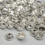 Bead Cap Finding, Diameter 4x7mm+- Hole Diameter 2.3mm+- Silver Metal Colour, Pack 20g+- (~63pcs)