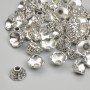 Bead Cap Finding, Diameter 4x8mm+- Hole Diameter 2mm+- Silver Metal Colour, Pack 20g+- (~62pcs)