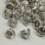End Cap Finding, 8x8mm+- diameter, hole diameter 1.9mm+- silver metal colour, pack 20g+- (~24pcs.)