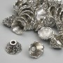 End Cap Finding, 6x9mm+- diameter, hole diameter 2.2mm+- silver metal colour, pack 20g+- (~40pcs.)