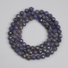 Sapphire Beads, faceted round 5mm+/-, length 39cm+/- on a strand