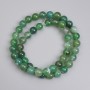 Agate Beads Smooth Round, Diameter 8mm+-, Length 38cm+- on Fishing Line