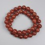 Carnelian Beads Smooth Round, Diameter 10mm+- on Fishing Line, Length 38cm+