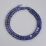 Lapis Lazuli Cube Beads, diameter 4.5x4.5mm+- on a thread, length 38cm+