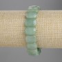 Jade Bracelet, faceted link 14x10mm+-, length 18cm+- stretch
