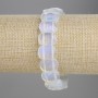 Moonstone Bracelet, faceted link 15x10mm+-, length 18cm+- stretch