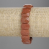 Golden Sand Aventurine Bracelet, faceted link 14x10mm+-, length 18cm+- stretch