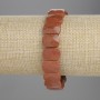 Golden Sand Aventurine Bracelet, faceted link 14x10mm+-, length 18cm+- stretch