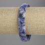 Sodalite Bracelet, faceted link 12x12mm+-, length 18cm+- stretch