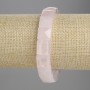 Rose Quartz Bracelet, Faceted Beads 12x12mm+/-, Length 18cm+/- Stretch