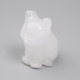 Rock Crystal Cat Souvenir Figurine 40x30x23mm+