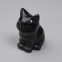 Souvenir Figurine Cat Black Agate 40×30×23mm+