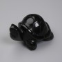 Souvenir Figurine Turtle Black Agate 55×33×35mm+