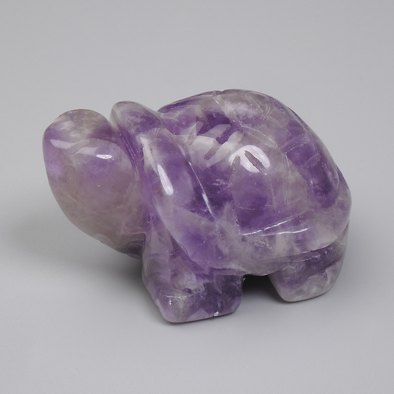 Souvenir Figurine Turtle Amethyst 50×30×25mm+