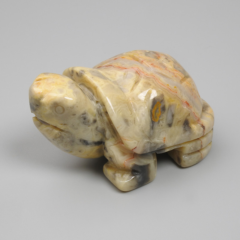 Souvenir Figurine Turtle Sand Jasper 50×30×25mm+
