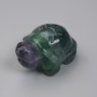 Souvenir Figurine Turtle Fluorite 43×30×21mm+