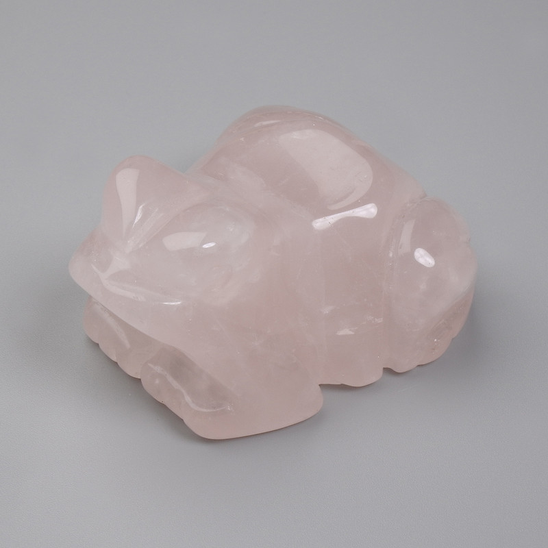 Souvenir Figurine Frog Rose Quartz 55x30x40mm+