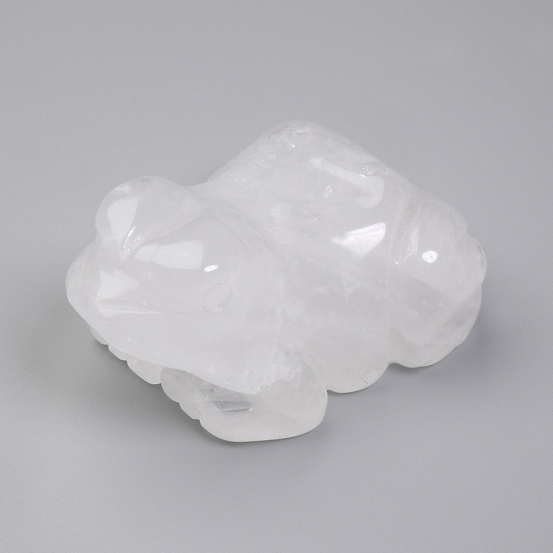 Souvenir Figurine Frog Rock Crystal 55x30x40mm+
