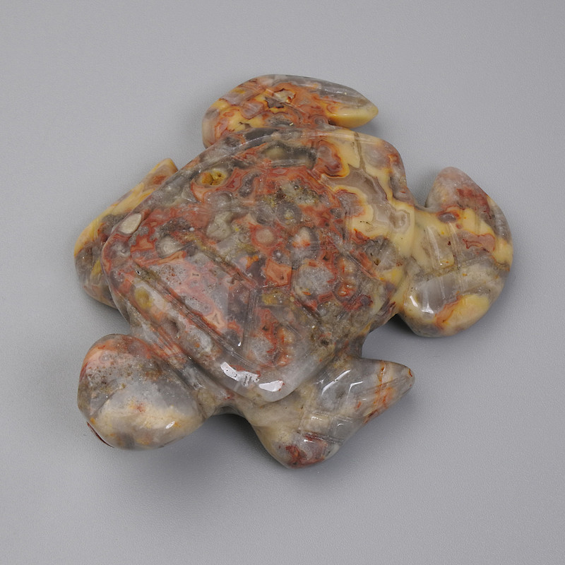 Souvenir Figurine Turtle Sand Jasper 55x42x18mm+
