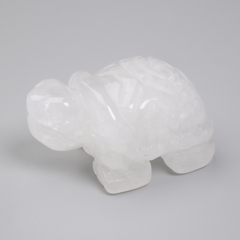 Souvenir Figurine Turtle Rock Crystal 70x40x35mm+